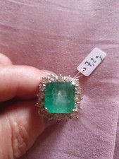 anello smeraldo e Brillanti