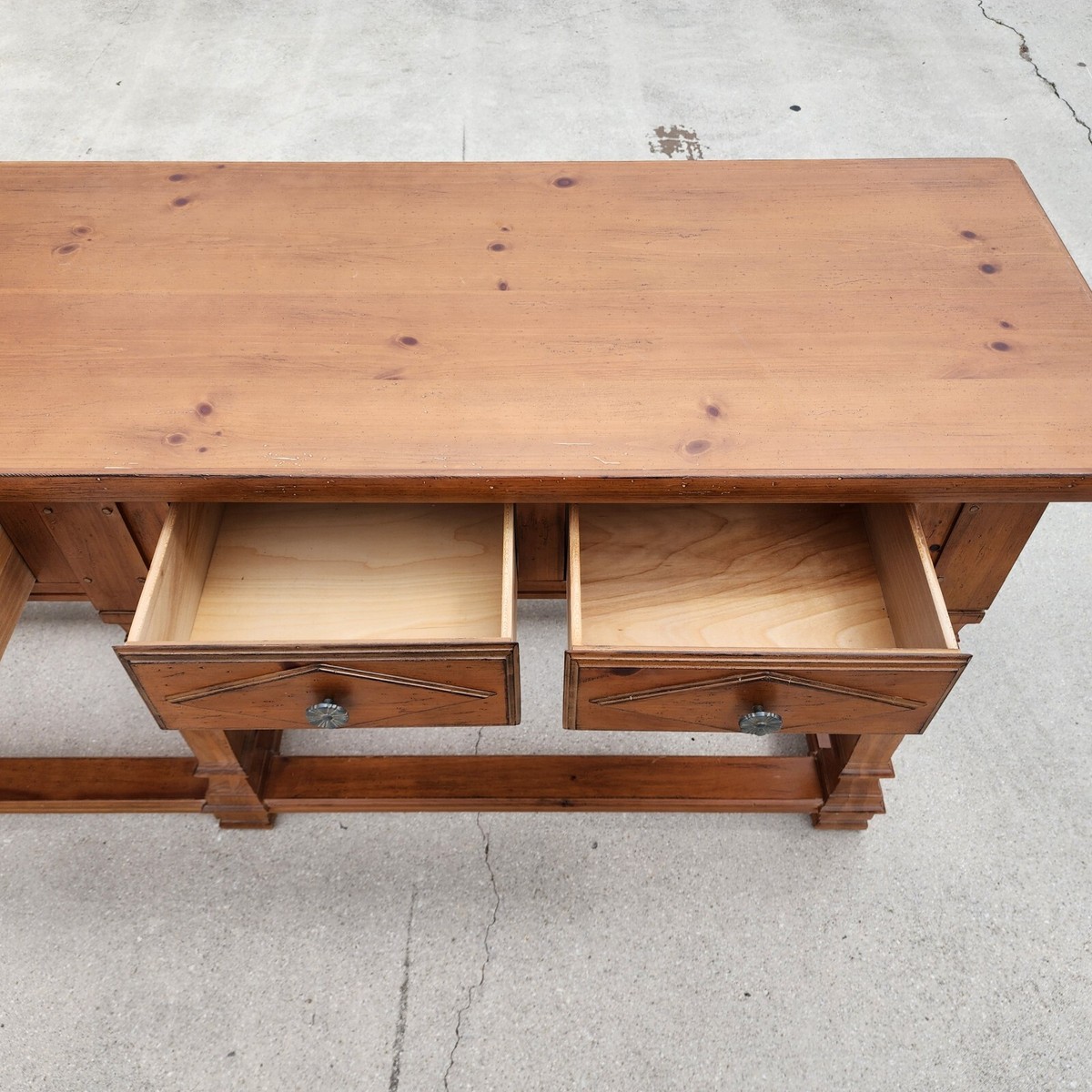 Huge Drexel Heritage Console Table 90
