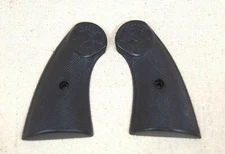 GRIPS FOR COLT 1892 D.A. ARMY BLACK CHECKERED NO SCREW NEW REPRODUCTION