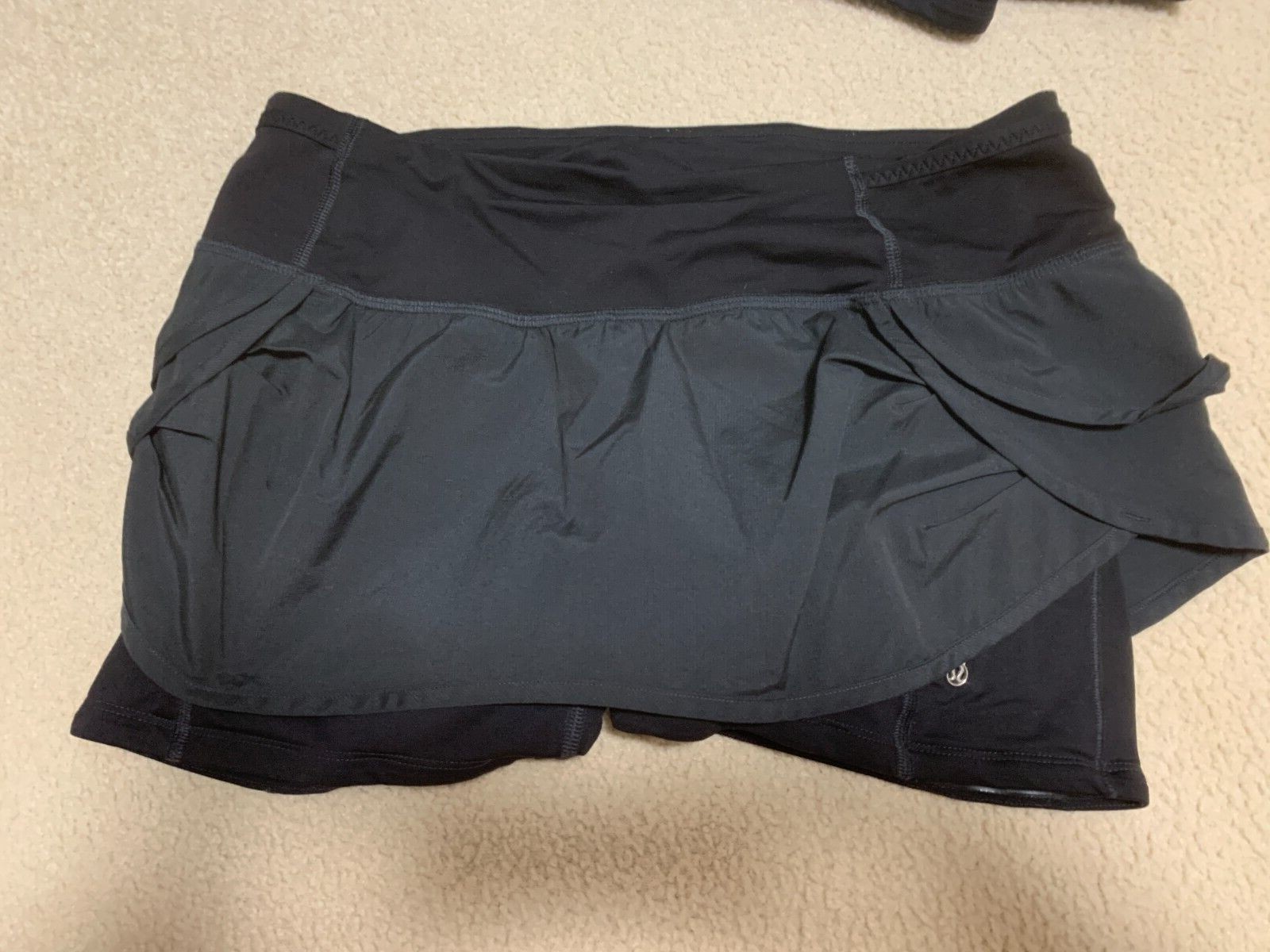 Lululemon running skirts, Set of 3, Size 6, Black… - image 4