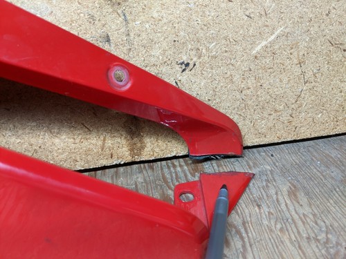 2005 Ducati 749 Superbike Biposto OEM Left Side Panel Fairing Upper Half Red - Picture 4 of 7