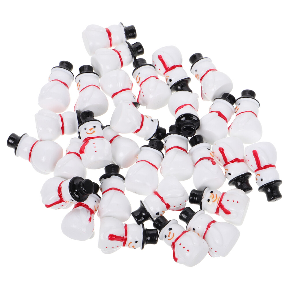 30 Pcs Mini Snowman Arms Inflatable Christmas Costume Stickers for Gifts