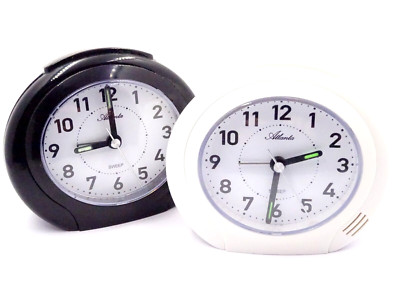 Atlanta Wecker Quarz Analog Alarm Licht Weckwiederholung 2140 Trendig Chic