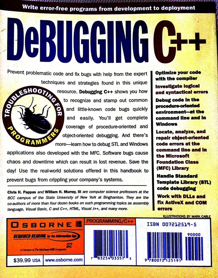 Debugging C++: Troubleshooting for Programmers Paperback – April 21, 2000 - Image 4 of 4