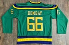 Emilio Estevez Signed Mighty Ducks Movie Hockey Jersey Coach Bombay #66 Beckett