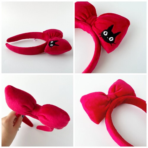 Ghibli Kiki's Delivery Service red ribbon headband Halloween cosplay New F/S - Picture 2 of 4