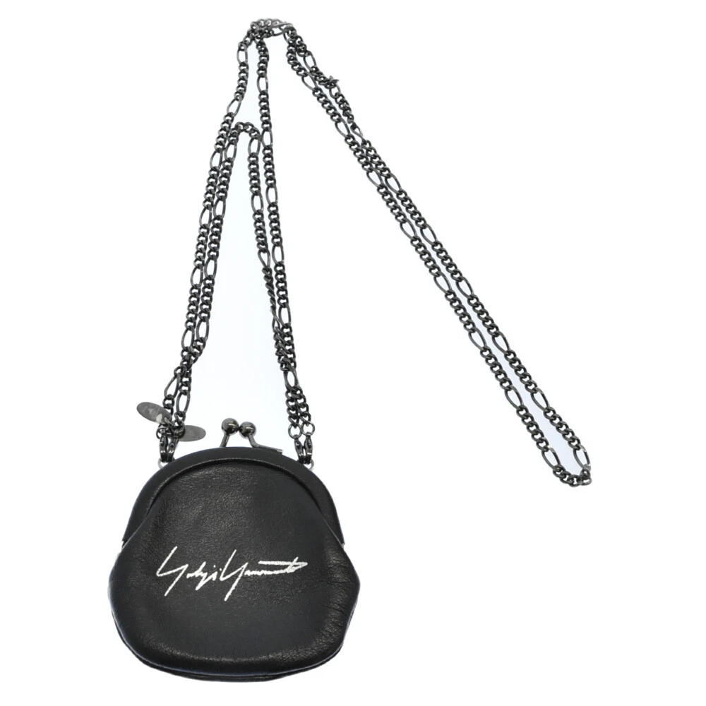Discord Yohji Yamamoto Mouthpiece Coin Necklace Pouch Black DA-A90-791 JAPAN