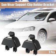 Pack of 2 for Audi A6 Avant 2005-2014 Black Car Sun Visor Support Clip Retainer 