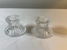 Mikasa Diamond Fire 2" Single Light Candlestick, Set Of 2