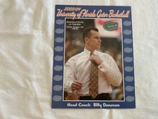 Vintage 2003-04 University Of Florida Basketball Roster Head Coach Billy Donovan