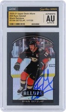Ryan Getzlaf Ducks Signed '20-21 Upper Deck Allure Black Rainbow #59 CGC 10 Card