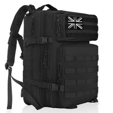 OUUTMEE Military Tactical Backpack 20L/25L/35L/45L, MOLLE Rucksack for Men