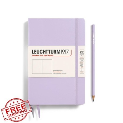 LEUCHTTURM1917 Lilac Paperback B6+ Plain Notebook