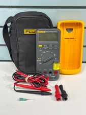 Fluke 87 V True-RMS Digital Industrial Multimeter W/ Leads And Case Used