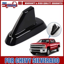 For 07-13 Chevy Silverado 1500 Crew Cab Extended Antenna Cover Trim Gloss Black