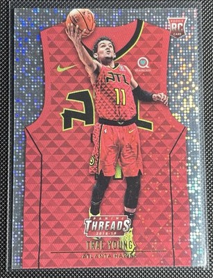 Panini 2018-19 Threads Trae Young Hawks Rookie RC #183 Dazzle