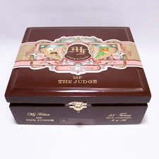 My Father Cigars Toro The Judge Empty Wood Cigar Box 8" x 7" x 3"