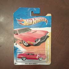 Hot Wheels '72 Ford Gran Torino Sport 2011 New Models Mainline Red