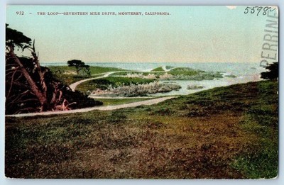 Cypress Point Golf Club Hole 16 Preconstruction Architecure Postcard