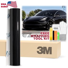 Genuine 3M 2080 Series G12 Gloss Black Vinyl Wrap Vehicle Film Decal Bubble Free