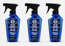 BOD Man Fragrance Body Spray, Really Ripped Abs, 8 fl oz Pack of 3 