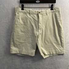 Polo Ralph Lauren Mens Chino Shorts Golf Shield 34 Cotton Button Zip Pocket