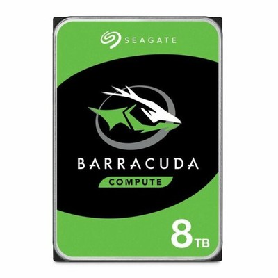 Seagate BarraCuda 8 TB Internal Hard Drive HDD   3.5 Inch SATA 6 Gb/s, 5,400 RPM