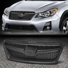 For 13-15 Subaru XV Crosstrek OE Style Matte Black Front Bumper Grille Assembly
