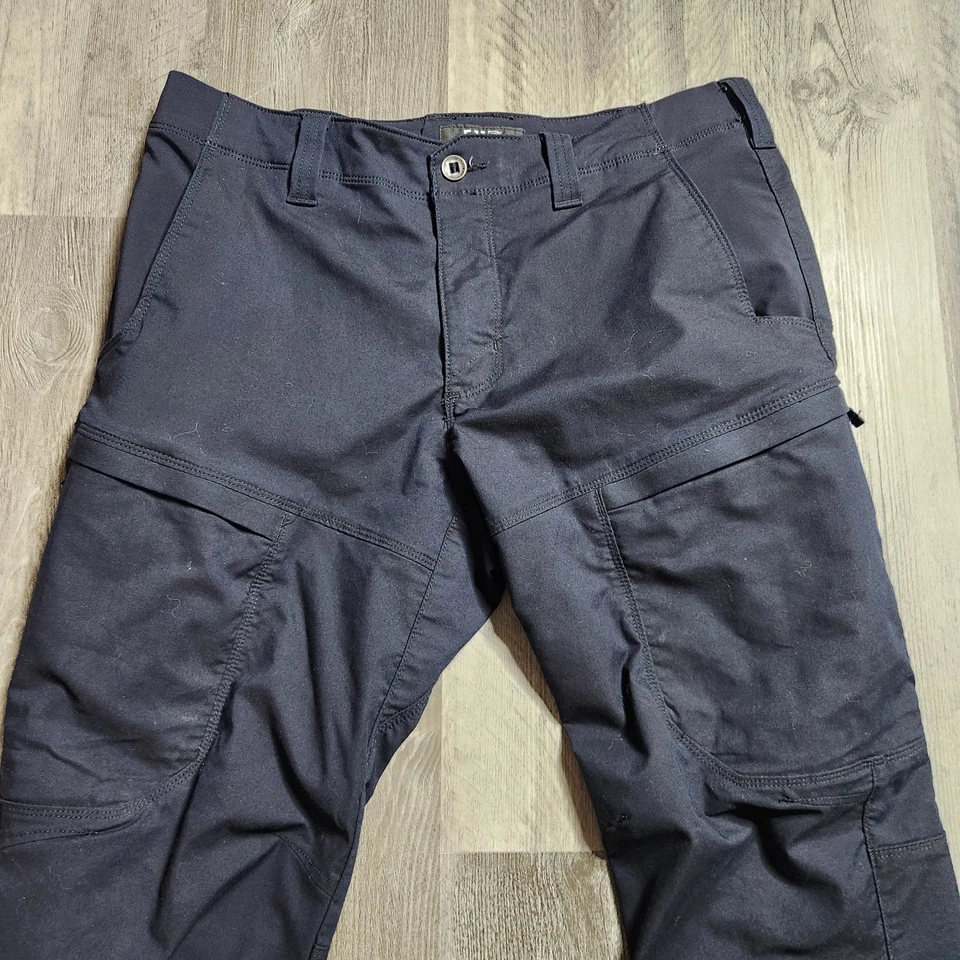 5.11 战术裤男式 34x30 蓝色 Apex 帆布户外货物弹力 511 — 第 2/4 张图片