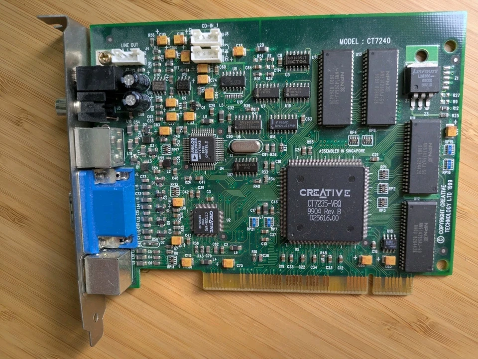 Creative Labs Encore DVD/MPEG2 Decoder CT7240 PCI