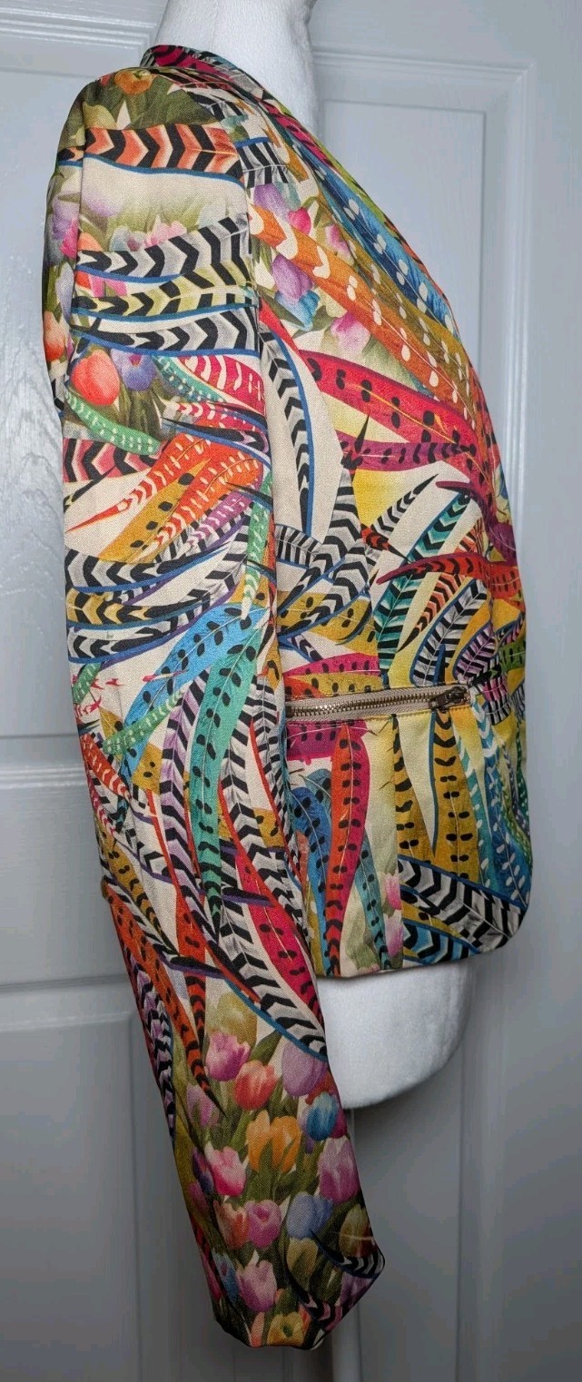 Roly Poly Open Front Jacket Size Medium Vintage C… - image 4