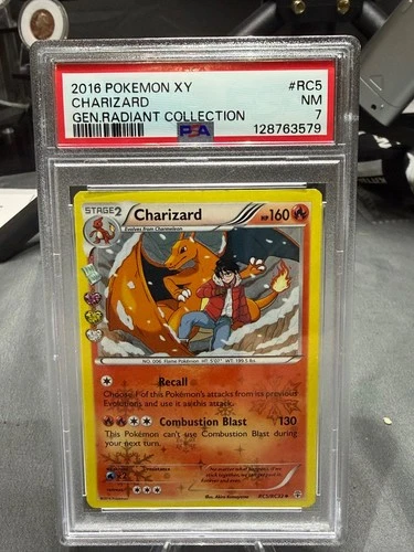 2016 Pokemon XY Charizard PSA 7