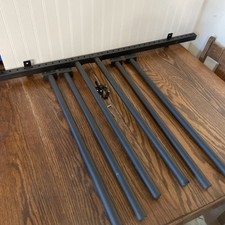 Surfboard Rack Wall Mount 6 Arms Holds 5 Surfboards 43 long 28 Padded Arms