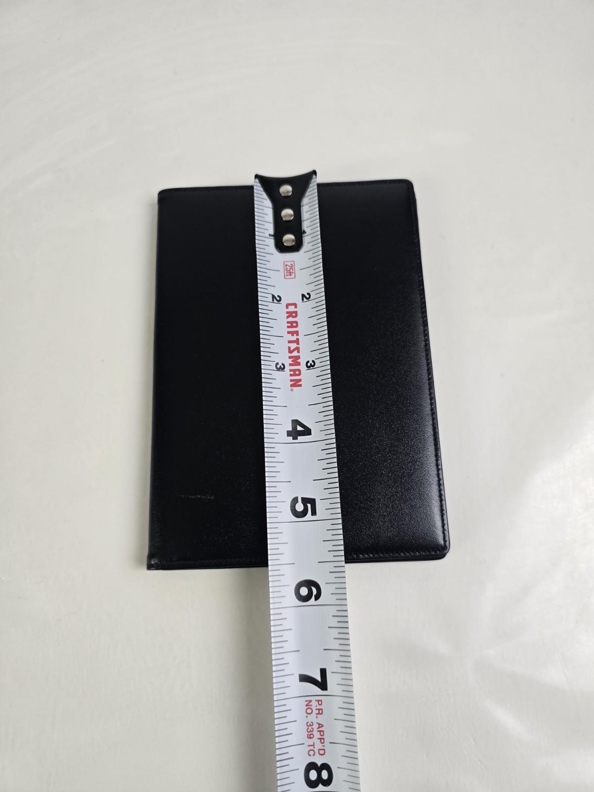 Montblanc Meisterstuck Passport Holder Black Leather Made In Germany image 8