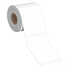 500 Blank Labels, Rectangular Color Code Label with Perforation Line for Home...