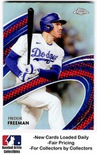 2024 Topps Chrome #S-4 Freddie Freeman Strokes Refractor Los Angeles Dodgers
