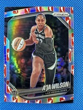2025 #76 A'Ja Wilson Panini Prizm WNBA Logo Prizm Aces