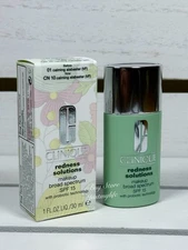 ~01 CALMING ALABASTER~ Clinique Redness Solutions Makeup SPF15, Full Size, NIB