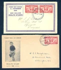 NEW ZEALAND #B11 TWO FDC w/DIFF CACHETS