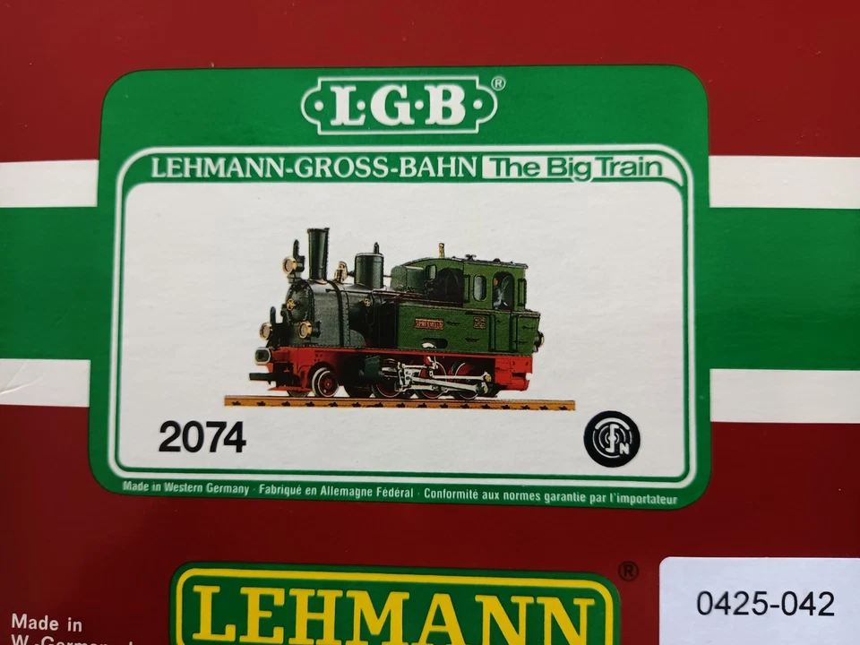 LGB Spur G 2074 D - Nur die OVP (!!!) für Dampflok Spreewaldbahn -TOPZUSTAND-!!  - Bild 2 von 4