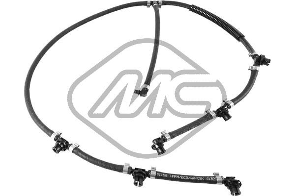 Fits METALCAUCHO 33003 HOSE, FUEL OVERFLOW MERCEDES BENZ CLASE