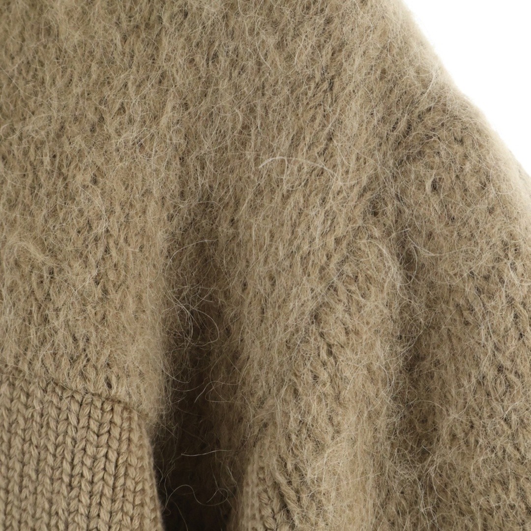 Sacai 24AW Patchwork Knit Pullover Wool Puff Slee… - image 5