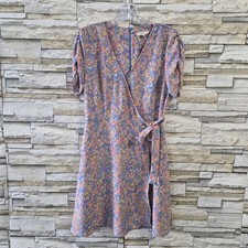 Chelsea & Violet Mini Dress Women's Small Multicolor Floral Feminine Romantic