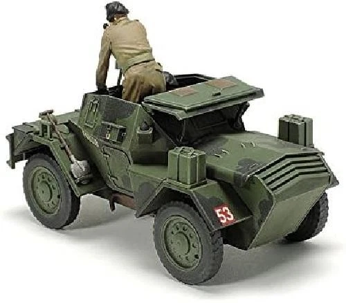 Tamiya 1/48 n.81 BRITISH ARMORED SCOUT CAR DINGO Mk.II Model kit 32581 JAPAN81 - Immagine 3 di 4