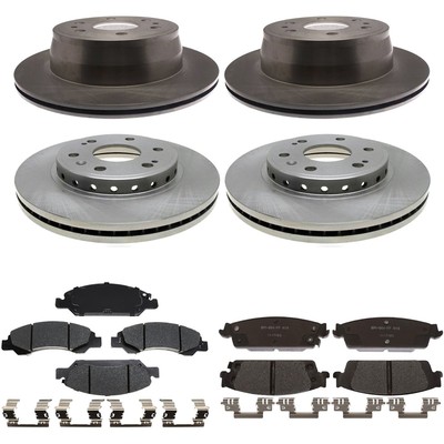 KIT-210513-1563 Raybestos 4-Wheel Set Brake Disc and Pad Kits Front & Rear