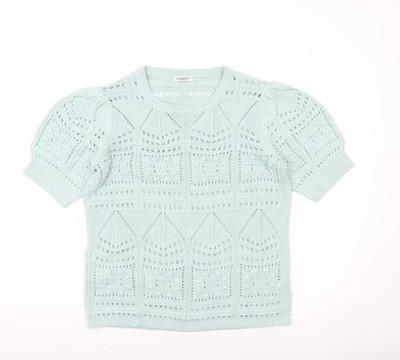 Damartgrüner Pullover Pulli Damen UK Größe L