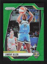 Lindsay Allen 2024 Panini Prizm WNBA Green Prizms #107