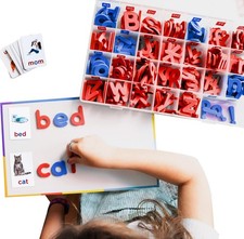 Magnetic Foam Letters for Kids - Classroom Alphabet Montessori Colors