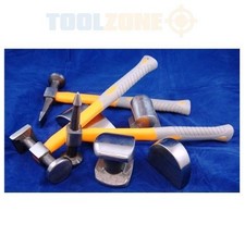 Toolzone Professional Body Repair Kit Dent Auto Panel Beating Hammer Dolly