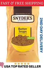 Butter Snaps Pretzels, 12 Oz Bag |Snyder's of Hanover|
